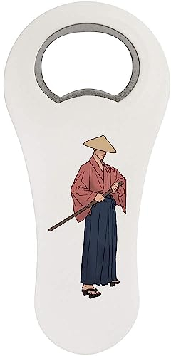 Azeeda 'Japanese Samurai' Bottle Opener Fridge Magnet (BO00074950)