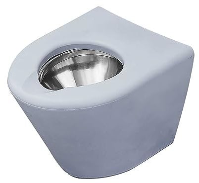 Stainless Steel Toilet Silicone Soft Bag Safety Anti-collision Toilet Embedded Water Tank (Toilet + Cistern)