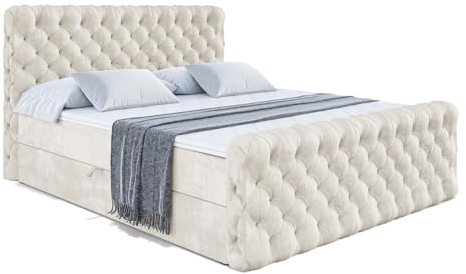 ALTDECOR Boxbett mit H4-Matratze BOXI8-Z - 180x200 - Beige