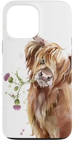 iPhone 13 Pro Max Highland Cow Case
