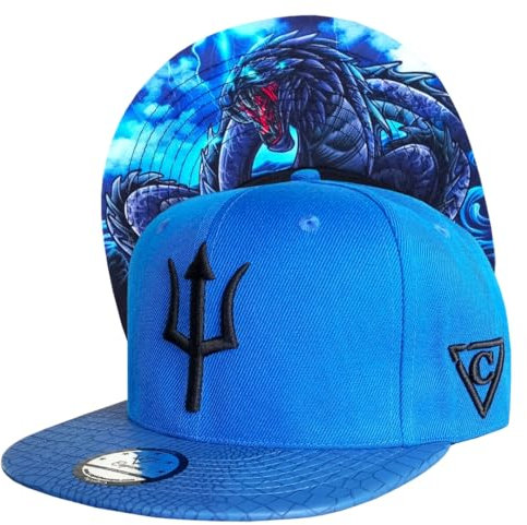 Capiche [99+ VARIATIONEN] Snapback Cap - Kappe - Baseball - Mütze - Kunst - Unisex - Schirm - Männer - Herren - Damen - D-321 - Basilisk SB