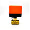 Elektromagnetisches Ventil 1/2 3/4 1 1-1/4 1-1/2 2 Elektrischer Kugelhahn Messing Klimaanlage Fußbodenheizung Magnetventil Zweiwege AC220 DC24V DC12V(Size:DN40,Color:24VAC)