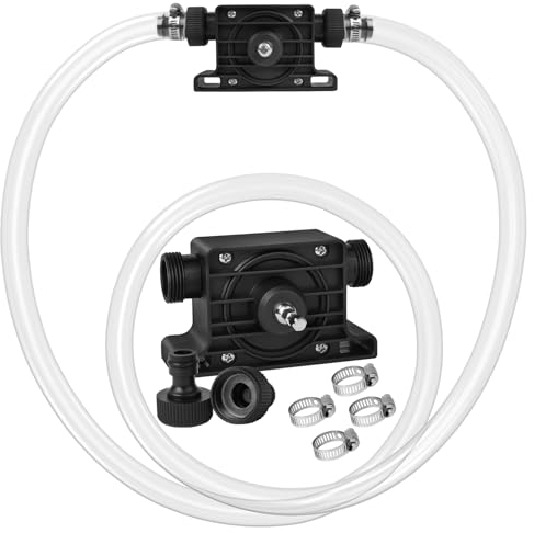 Flintronic Pompe à Eau Électrique, Pompe Portable sans fil, Mini Pompe Auto-amorçante, Pompe a Gasoil, Pompe Perceuse Électrique Pompe, Vitesse de pompage rapide, pour Maison, Jardin, Fontaine