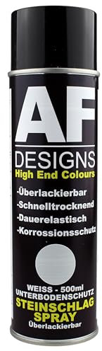 Alex Flittner Designs Steinschlagschutz Spray weiß überlackierbar Unterbodenschutz 500ml Spraydose