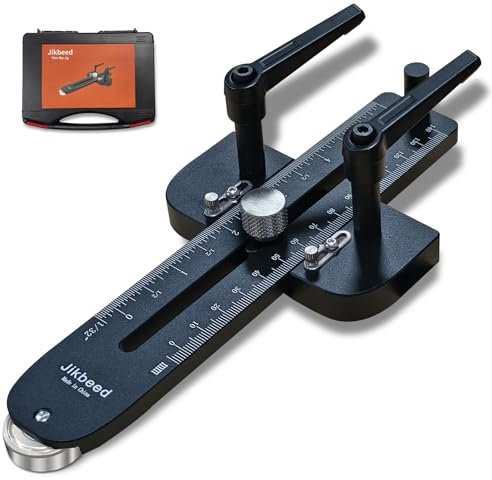 Jikbeed Thin Rip Jig/Thin Rip Jig Table Saw Jig Guide for Making Repetitive Narrow Strip Cuts - Fits 3/8 x 3/4 T-Slot, Compatible with Table Saw, Band Saw, and Router Table