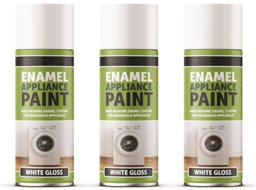 Inspired Essentials 400ml Appliance White Gloss Enamel Paint Spray Aerosol DIY Wood Metal (3)