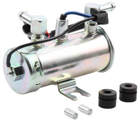 Robinet De Carburant À Pompe Pompe À Carburant Diesel À Essence Universelle ÉLECTRIQUE 24V Style Argent Robinet D'essence
