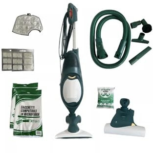 Generico Folletto VK 140 Aspirapolvere con Battitappeto, Kit Completo con Accessori, Revisionato, Classe A++, 24 Mesi Garanzia