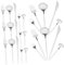 GLEAVI Set Di 30 Posate E Cucchiai In Acciaio Inossidabile Forchette Da Bistecca Utensili Forchette E Cucchiai Set Per La Cena Eleganti Posate Moderne Cucchiai Piccoli Kit Di