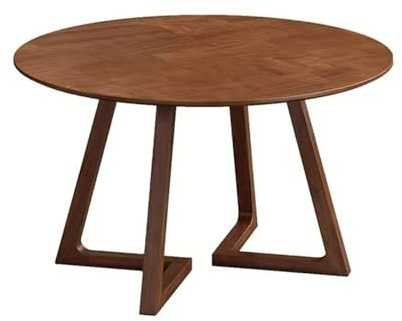Generisch Runder Esstisch Aus Massivholz, Bauernküchentisch, Kleiner Esstisch für 2–4 Personen, Moderner Esstischs Aus Der Mitte des Jahrhunderts Esszimmer Tisch Küchentisch Holztisch (60cm)