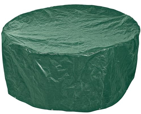 Draper 76232 1900 mm x 800 mm Circular Patio Set Cover, Green