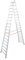 Krause 801753 Sprossen-Doppelleiter 2x18 Sprossen