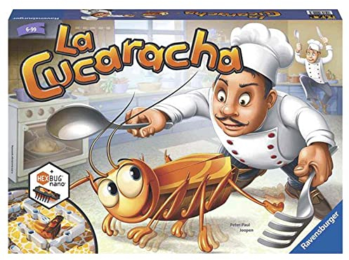 Ravensburger - La Cucaracha, Table Game for Children 6 Years, Gifts for Children from 6 Years Old, Family Board Games, Spanish Version