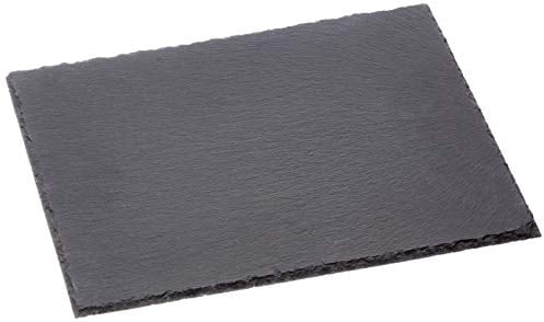 Genware NEV-SLTN-3226 Slate Platter, Natural, 32 cm x 26 cm