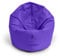 BuBiBag Sitzsack für Kinder und Jugendliche - Indoor Outdoor Bodenkissen, Sitzkissen oder als Gaming Sitzsack, geliefert mit Füllung (100 cm Durchmesser, lila)