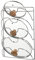 iDesign Classico, Anaquel organizador para almacenamiento en el gabinete de cocina, para tapas de ollas, sartenes, Cromado