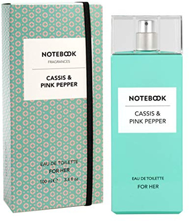 Notebook Perfume For Her Cassis and Pink Pepper Eau De Toilette (EDT) Womens Fragrance, 100ml Spray