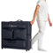 Master Massage Universal Rolltisch Tragetasche Tasche mit 4 Rollen für Massageliege mit 5 Taschen, Schwarz