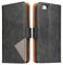 BININIBI Handyhülle Kompatibel Mit iPhone 6 Plus Hülle, iPhone 6s Plus Hülle, Premium PU Leder Schutzhülle Abdeckung, Magnetverschluss, Kartenfach, Tasche Flip Case Brieftasche Klapphülle, Schwarz