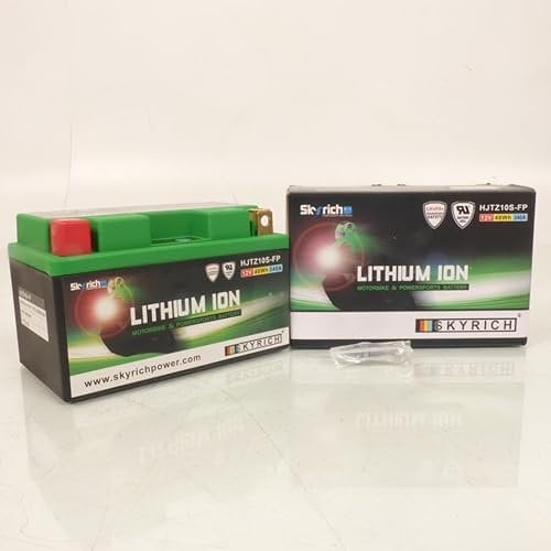 Batteria al litio Skyrich per Moto MV Agusta 990 Brutale R 2010-2012 YTZ10S HJTZ10S-FP / 12V 8,6Ah