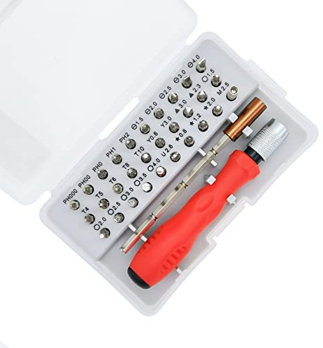 Feinmechaniker Schraubendreher Set, 32 in 1 Mini Screwdriver Werkzeug Satz, Uhrmacherwerkzeug Uhrenwerkzeug für Uhrmacher Reparatur, für Handy Tablet Smart Uhren Brille Laptop Kamera usw.