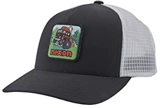 NIXON Pack It Out Trucker Hat, schwarz / weiß, Einheitsgröße