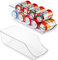 HOMQUEN Organizador De Latas De Eefresco Para Refrigerador, Congelador, Mostrador, Gabinetes, Despensa. Soporte Organizador De Bebidas Y Alimentos Enlatados Para Almacenamiento Paquete De 2
