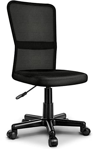 TRESKO Silla de Oficina Escritorio giratoria | Silla Giratoria | para Estudio de Oficina, Regulable en Altura de Forma Continua, Respaldo ergonómico
