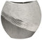 Gilde Keramik ovale Vase Bridgetown VE 2 (BxHxL) 27 cm x 21 cm x 7 cm grau,Silber Sie kaufen Hier Immer EIN Set von 2 gleichen Artikeln.
