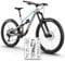 unleazhed Bike Protection BP01 S Frame downhill24 Glossy|Rahmenschutzfolie für Mountainbikes | Made in Germany | 10 -teiliges Rahmenschutz-Set | extrem reißfest