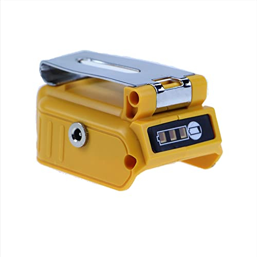 Akkuadapter für DeWALT USB Ladeadapter 18V 5A Akku 12V DC Ausgangsschnittstelle für Lautsprecherstromversorgung