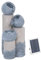 hillvert HT-SF-105 Solar Gartenbrunnen 3 Gefäße auf Säulen LED-Beleuchtung Lithium-Akku 5 m Kabel Polyresin Wasserspiel Solar Solarbrunnen Garten