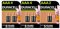 10 x Duracell AAA Rechargeable 900 mAh (2 Blister Packs of 4 Batteries + 1 Blister with 2 Batteries) 10 Rechargeable Mini Style Batteries