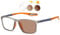 KOOSUFA Photochromic Reading Glasses Blue Light Blocking Sun Readers UV Protection TR90 Super Lightweight Sunglasses for Men Women 3 in 1 Lenses Darken In Sunlight Brown Lens/Grey Orange 2.0