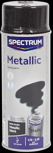 Vintage Luxury Vernice spray nera metallizzata Spectrum 400 ml