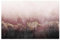 Bilderwelten Fototapete Aquarell Goldene Dämmerung Rosa 290x432 cm Vlies-Tapete XXL Smart Wandtapete Wanddekoration Wohnzimmer Schlafzimmer