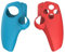 ZLiT Coque en silicone pour console de jeu portable Sony PS5 PlayStation Portal Rouge Bleu