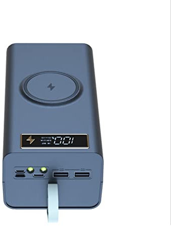 Peowuieu 21X18650 BatteriegehäUse SchweißFreies Powerbank-GehäUse - mit Licht 18650 Batterieladebox Abnehmbare Tragbare DIY-HüLle