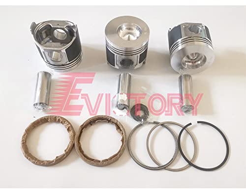 Für Yanmar 3TNE84 Kolben Nachbau Kit + Kolbenring + Motorlager + Dichtring Set komplett