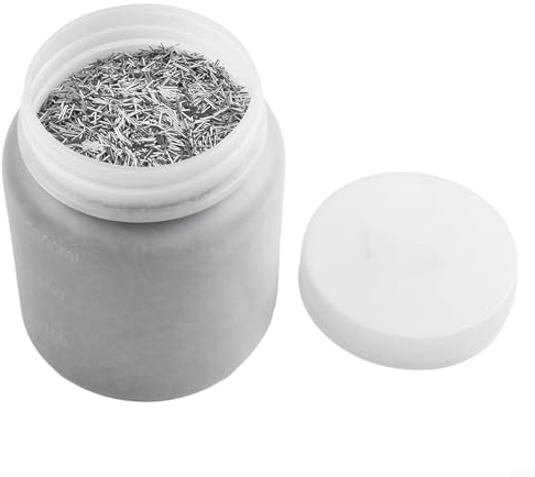 Aghi magnetici resistenti per lucidatura, 1 kg, diametro 0 7 mm, lunghezza 5 mm (0,4 × 5 mm)