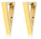 Made by Nami Creolen Gold Damen Dreieckig aus Edelstahl Wasserfester Schmuck Geschenk Freundin (Dreieck Gold)