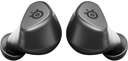 SteelSeries Arctis GameBuds™ para PlayStation - Auriculares gaming inalámbricos - 2,4 GHz + BT5.3 - cancelación activa de ruido/transparencia - Batería de 40H - Carga inalámbrica - PS5,PC,Switch,Móvil