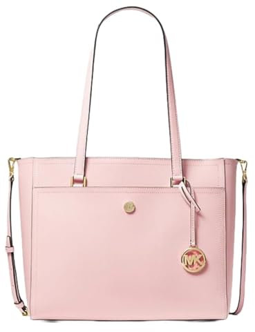 Michal Michael Kors Maisie Large Pebbled Leather 3-in-1 Tote Bag Powder Blush Pink, Pink Powder Blush, Medium