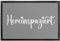 True Statements Fußmatte „Hereinspaziert“ - Herz - lustige Deko-Türmatte als Geschenk zum Einzug für innen und außen – Eingangsteppich mit verschiedenen Designs - dünn, rutschfest, 90 x 60 cm