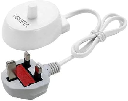Electric Toothbrush Charger – Universal Toothbrush Charger Adapter Plug UK for Electric Toothbrushes – UK Charger (Plug) 100-240 V ac~ 1 Meter Wire
