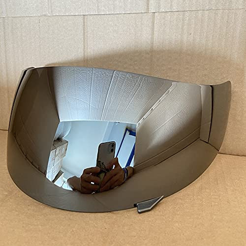 Motociclo Visiere for casco, compatibili con K3/K4 Full Face Moto compatibili con AGV K3/K4 Ca-SCO Moto Lens Shield Capacete Windshield Caschi Accessori (blu)(Silver)