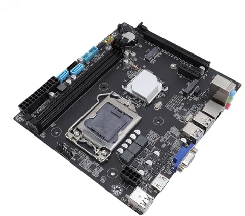 Tosuny B85M Motherboard, LGA1150 Socket DDR3 M.2 ATX Motherboard für I5 I3 I7 4. General CPU, mit VGA 1080p Ausgang, 24pin 4Pin Netzteil Versorgung