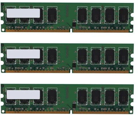 Vjsujehgy 3X Memoria RAM DDR2 Desktop da 2 GB 800 MHz 2RX8 DIMM PC2-6400U Ad Alte Prestazioni per Scheda Madre