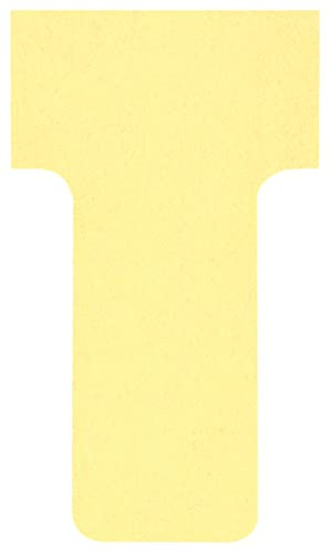 Nobo Kartentafel Zubehör T-Karten, Index 1, 100 Stück, gelb