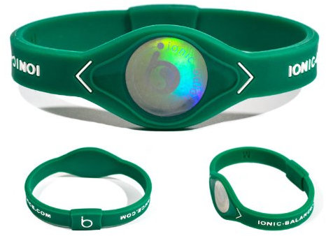 Ionic-Balance Band MK2-Technologie (groß) 20,5 cm, Grün/Weiß